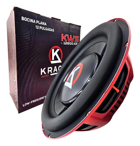 Subwoofer Plano De 12´´ 300w Rms 4+4 Ohm Krack Kws-12800xp