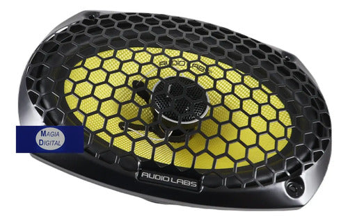 Par Bocinas 6x9 Sq Fibra Vidrio 75w Rms Audiolabs Adl-f69sq