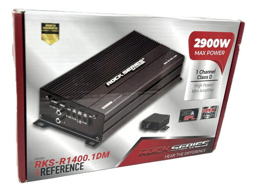 Amplificador Mini 1 Canal 1400w Rms Rockseries Rks-r1400.1dm