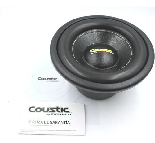 Subwoofer 8 Pulgadas Coustic Pro8-44 1000w Max Color Negro