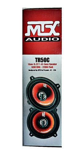 Bocinas 5.25 Pulgadas Mtx Audio Tr50c 220w Max 2 Vías Color Rojo