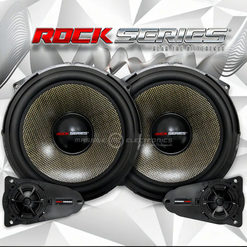Set De Medios Plug & Play Vw Rock Series Rks-vw180.2 8 PLG
