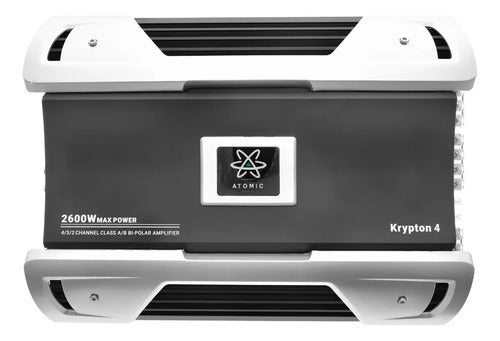 Amplificador Atomic Krypton 4 2600 W 4 Canales Clase A Negro