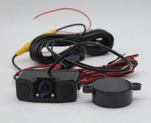 Cámara Reversa  Con 2 Sensores Reversa Led Extreme Ex-2x1and