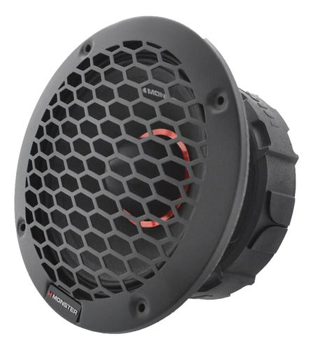 Medio Rango Monster Sma651 6.5 PuLG 500 Rms 8 Ohms Open Show Color Negro
