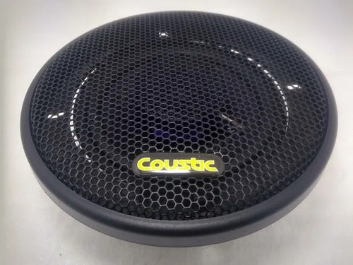 Bocinas 4 Pulgadas Coustic Pro4 2 Vias 400 Watts Max Color Negro