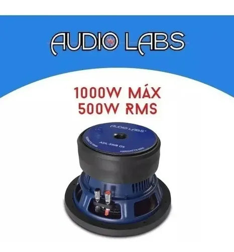 Subwoofer Open Show De 8 1000 Watts Audio Labs Adl-sw8os