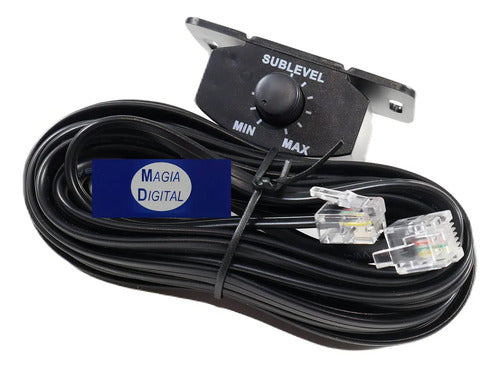 Amplificador Clase D Mini Atomic Orbit1 2800w 1ch Control Color Negro