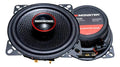 Bocinas Coaxiales De 4 Pulgadas Monster Ms42c 35 W Rms Negro