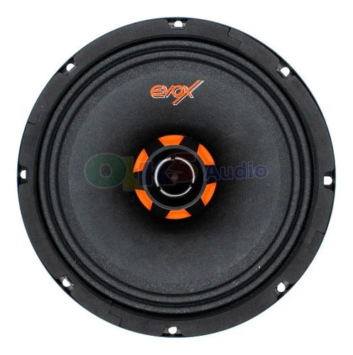 Medio Coaxial 2 Vias Evox Evx8cx 600w 8 Omhs Open Show Color Negro