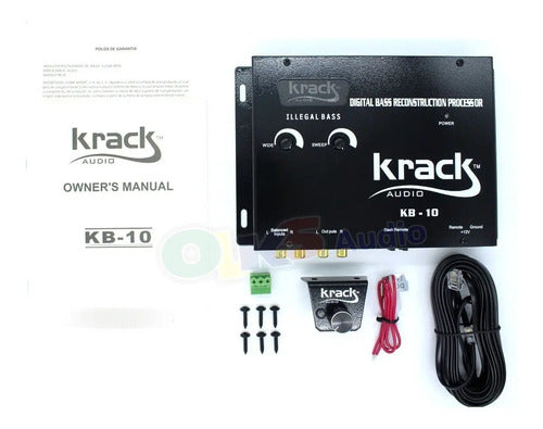 Epicentro Restaurador De Bajos C/ Control Remoto Krack Kb-10