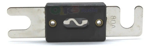 Paquete 10 Fusibles Anl 80amp. Negro Rockseries Anl80p