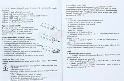 Autoestéreo Audio Labs Multi Color App/bt/usb 50wx4 Adl530bt