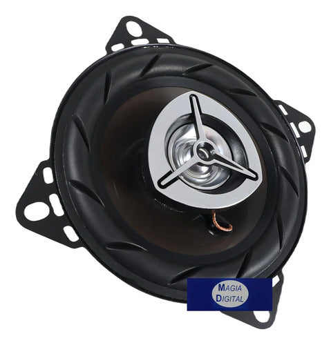Bocinas 4puLG Coustic Co-42c 2 Vias 300 Watts Color Negro