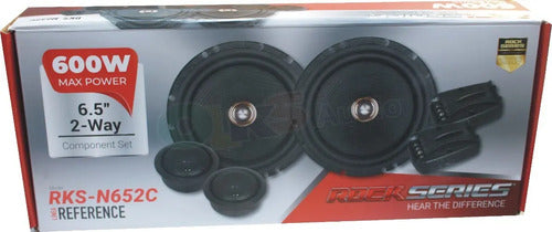 Set De Medios De 6.5 2 Vias 240 Watts Rockseries Rks-n652c