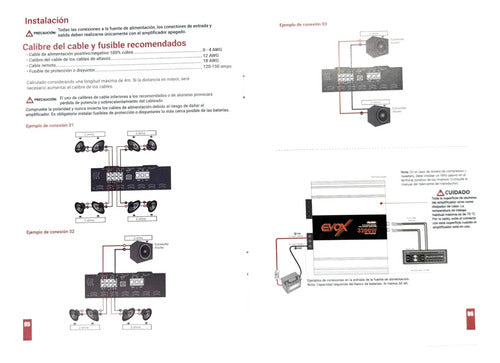 Amplificador Full Range 4 Canales Evox Flash 3200w Gris
