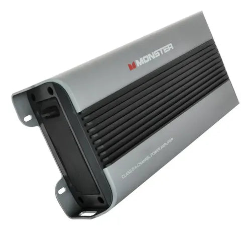 Amplificador Marino 4 Canales Monster Auto Arc140.4 2000w Gris Plateado