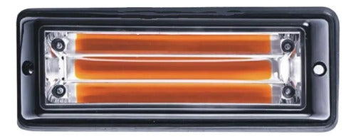 Estrobo Blanco Y Rojo De Led 10 Watt 12-24v Lumen Lm-fl5bwr