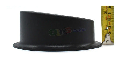 Par Aumento Alza Volcan Para Tweeter Bala De 3.5'', 4'' 200b Color Negro
