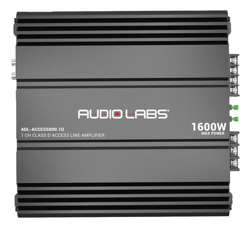 Amplificador 1 Canal 200w @4ohms Audiolabs Adl-access800.1d