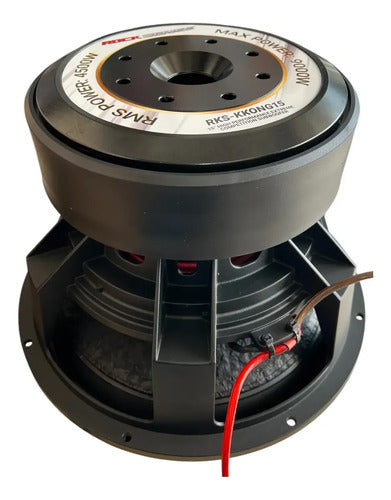 Subwoofer 15 Rock Series Anniversary Rks-kkong15 9000w Kong Color Negro