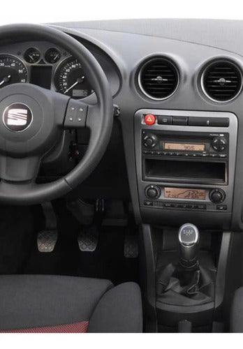 Frente Adaptador Vwk1015 Golf Jetta Clasico A4 99-07 2 Din Negro