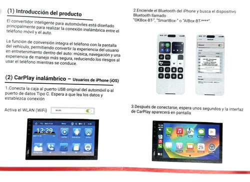 Conviertidor Inalambrico Carplay Y Aa Rockseries Rks-wlcpaa2