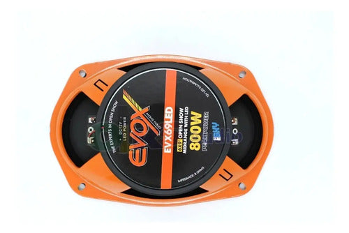 2 Medios Con Led 400w Rms 8 Ohm Open Show Evox Sky Evx69led