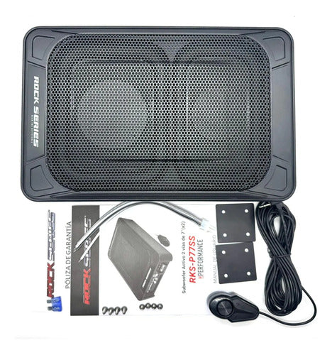 Subwoofer Amplificado 7x5 2 Vías 1200w Rockseries Rks-p77pss