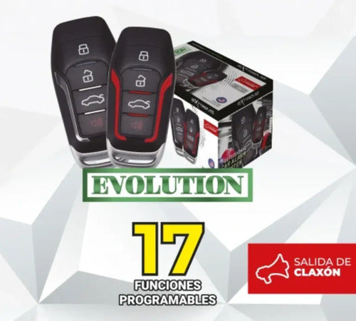 Alarma Automotriz 16 Funciones 2 Controles Extreme Evolution