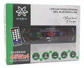 Autoestereo Fm Mp3 Usb Aux Bt Control 2 Rca Atomic Silver300