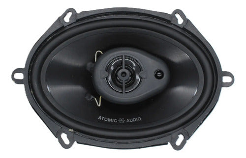 Par Bocinas 5x7 6x8 3 Vias 70 Watts Rms 4 Ohms Atomic Iron57