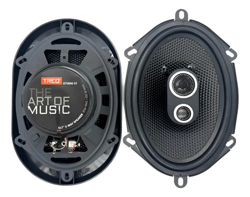 Bocinas Coaxiales 3 Vias De 5x7¨ 550 Watts Max Treo Studio57