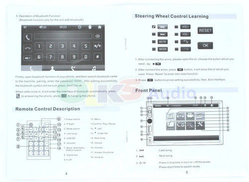 Autoestereo Pantalla D 7 Mirrorlink Mp5 Camara Atomic Metal7