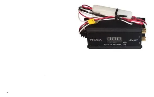 Modulador Fm Digital Inalámbrico Con 40 Canales Nesa Nfm-40t