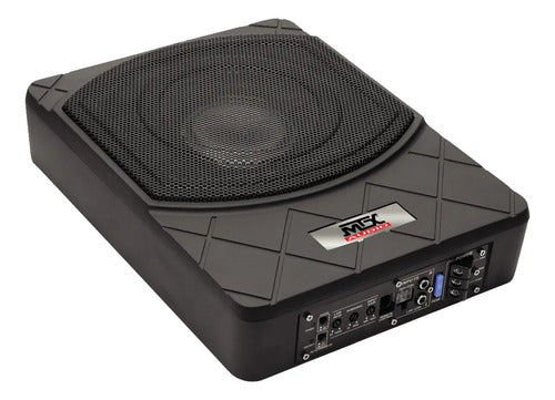 Subwoofer 10puLG Amplificado Mtx Tn10mx 1300w Con Control Bajos Negro
