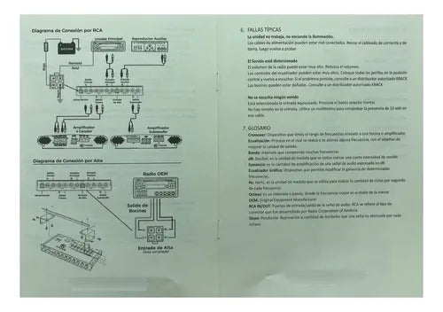 Ecualizador De 7 Bandas Crossover 6 Canales 8v Krack Keq-770