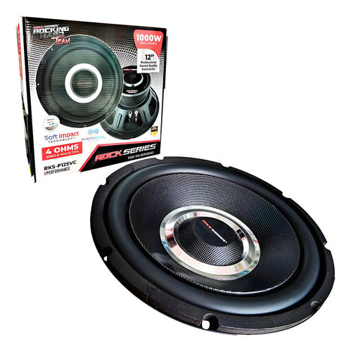 Subwoofer 12puLG Rock Series Rks-p12svc 1000watts Color Negro