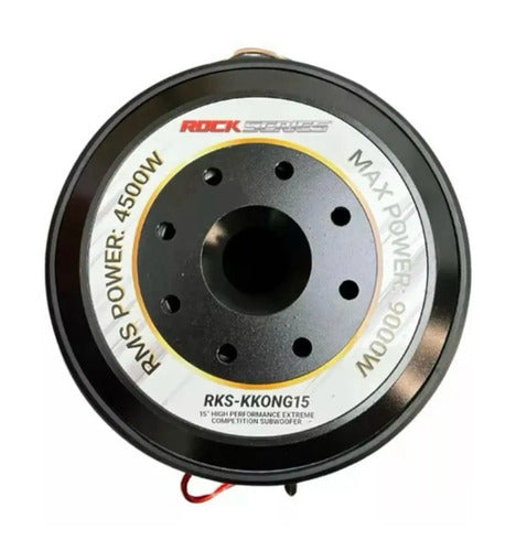 Subwoofer 15 Rock Series Anniversary Rks-kkong15 9000w Kong Color Negro