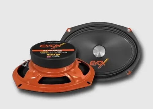 2 Medios Rangos 6x9  Slim 400w Rms 8 Ohms Evox 2-evx69slim