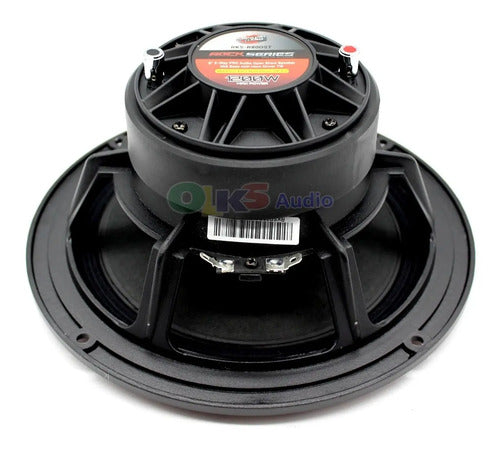 4 Medios Rango Con Driver De 8'' 1200w Rockseries Rks-r80ost
