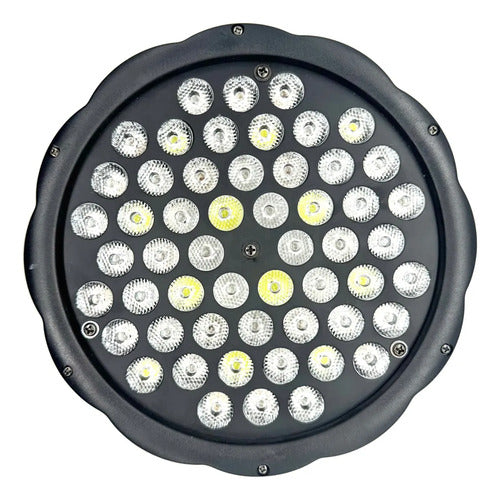 Cañon Par Led 54 X 3 Watt Rgb Ambar Dmx 512 Steelpro 354bpar