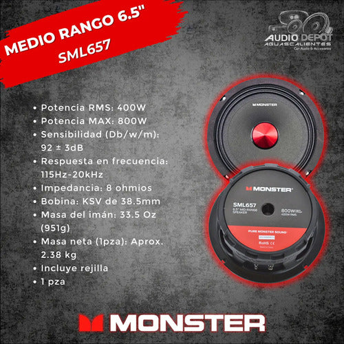 Monster Auto SML657 6.5