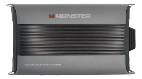 Amplificador Marino 1 Canal Monster Auto Arc1600.1 3200w Negro Plateado