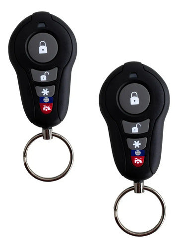Alarma Automotriz Extreme Fire 2 Controles 17 Funciones