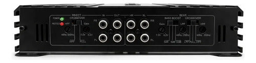 Amplificador 4 Ch Audio Labs Adl-trax4 1200w Max Clase Ab Negro