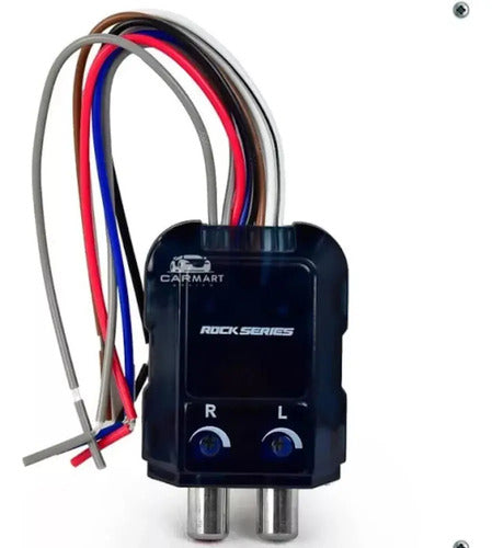 Convertidor Alta Baja Con Remoto 2 Canales Rockseries Hl422
