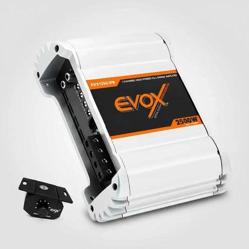 Amplificador 1 Canal Evox Evx1250.1fb Rango Completo 2500w Gris