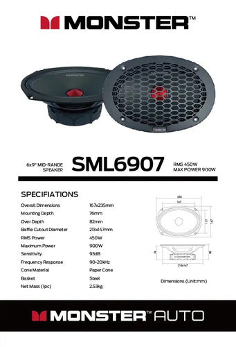 Monster SML6907 6   9