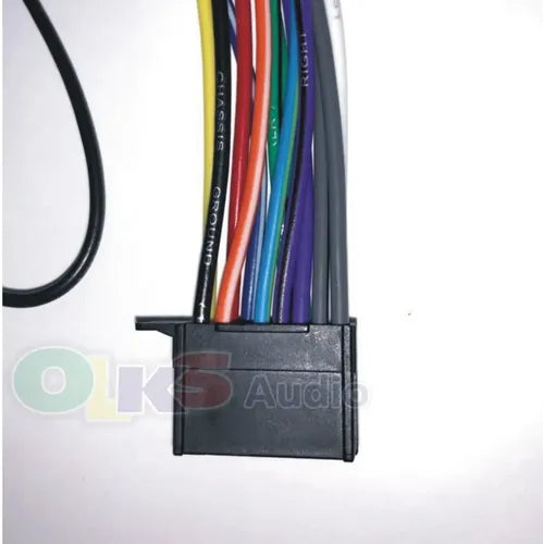 Arnes De 16 Pines De Cableado Alimentacion Y Bocinas Para Autoestereo De Pantalla Doble Di
